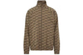 BALENCIAGA BB MONOGRAM BROWN NYLON JACKET