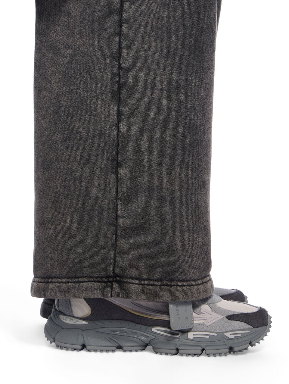 OFF WHITE BE RIGHT BACK GREY SUEDE
