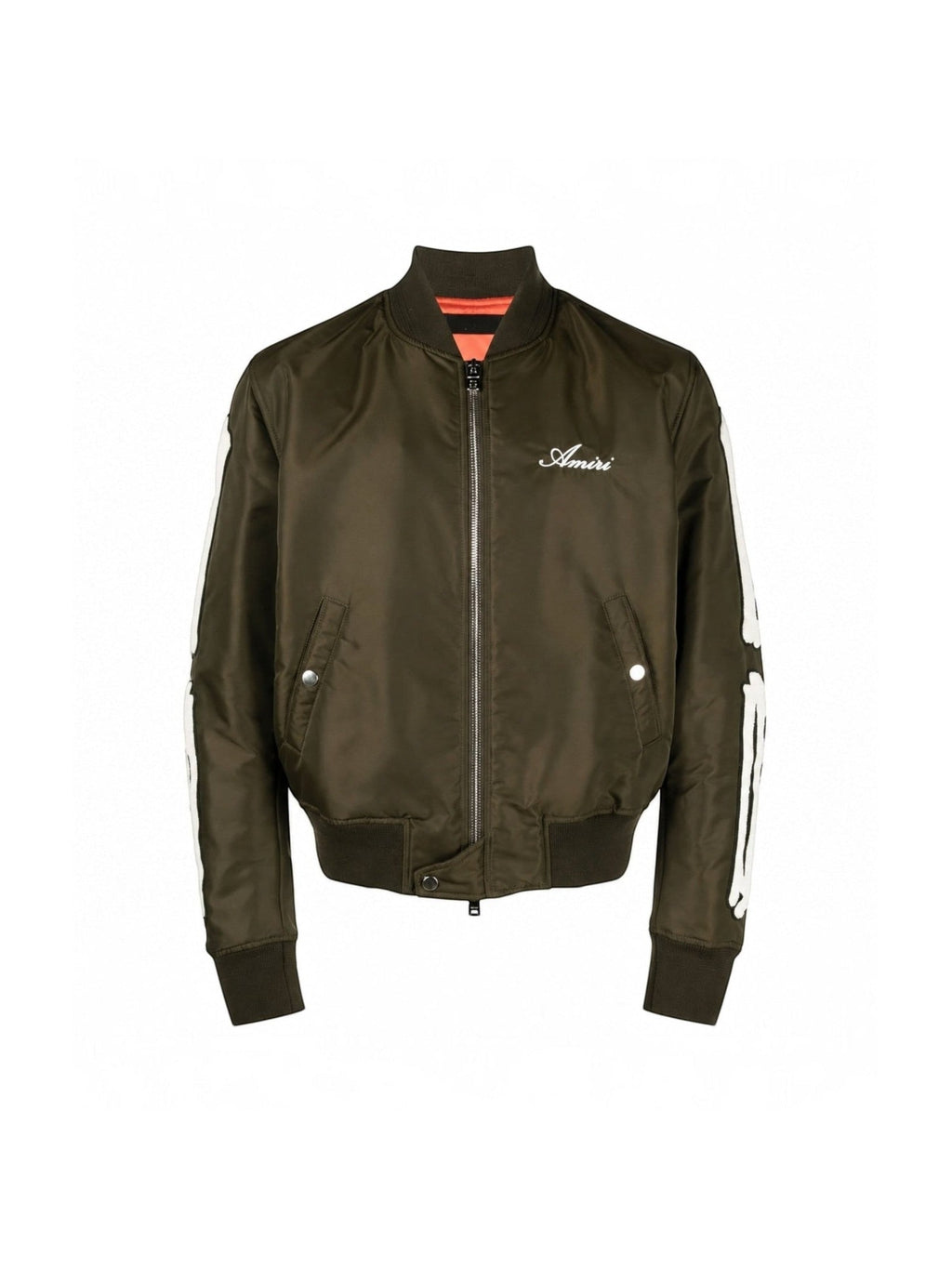 AMIRI BOMBER BONES JACKET OLIVE