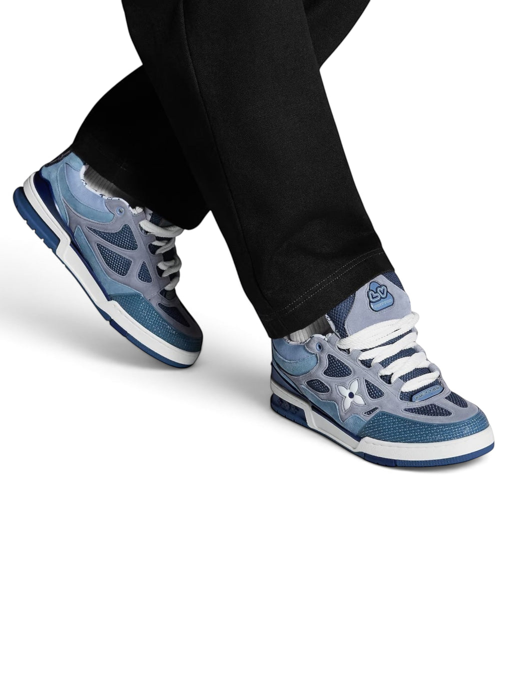 LOUIS VUITTON SKATE GREY BLUE