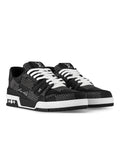 LOUIS VUITTON TRAINER DAMIER DENIM BLACK SNEAKERS