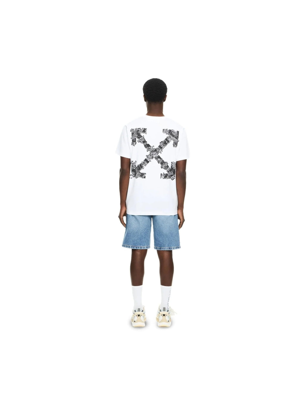 OFF WHITE HERALDIC ARROW SLIM T-SHIRT WHITE