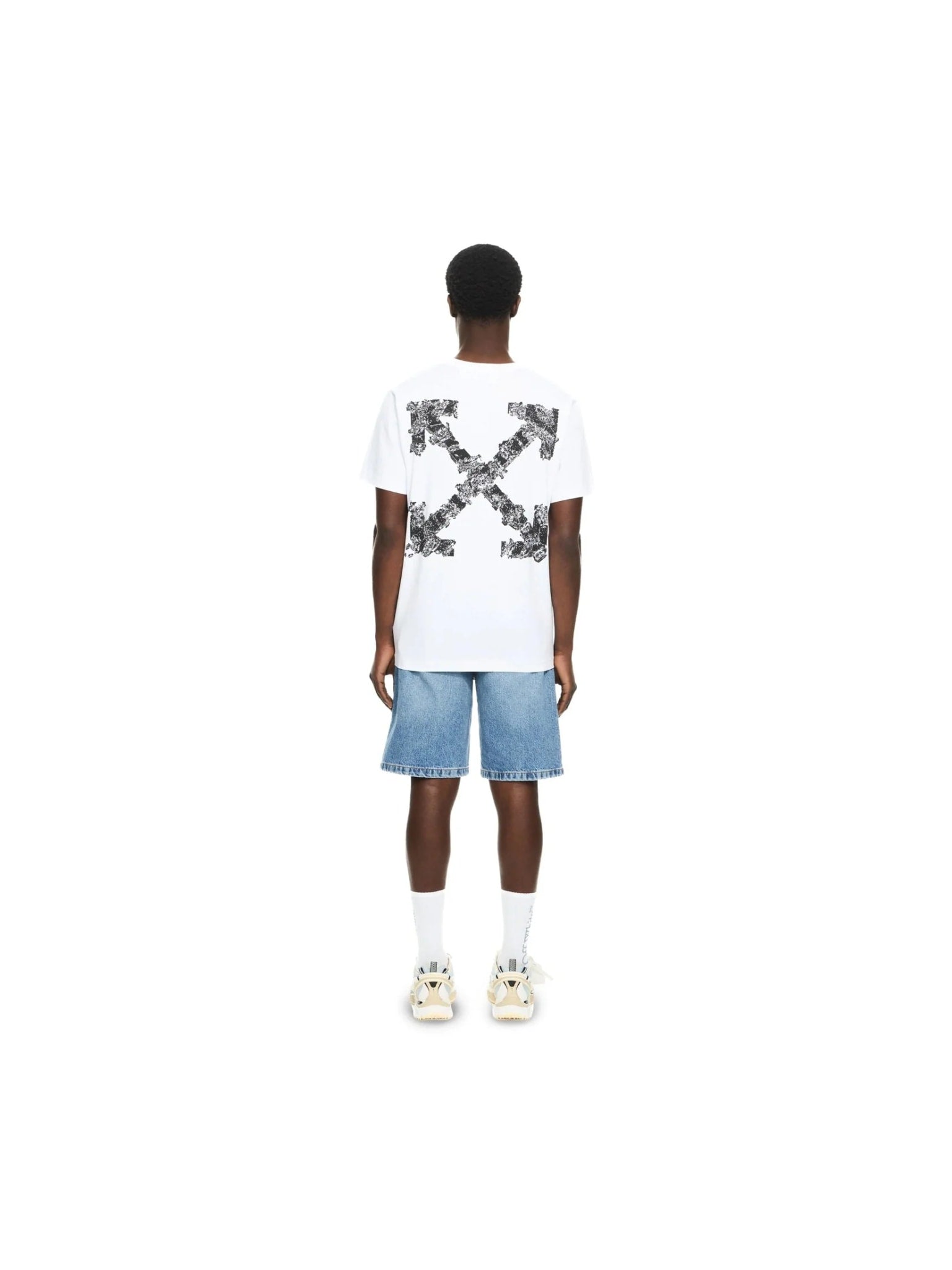 OFF WHITE HERALDIC ARROW SLIM T-SHIRT WHITE