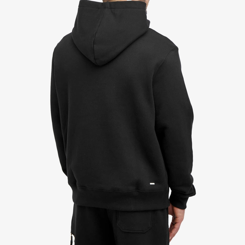 AMIRI ART DISTRICT HOODIE BLACK DISTRESSED