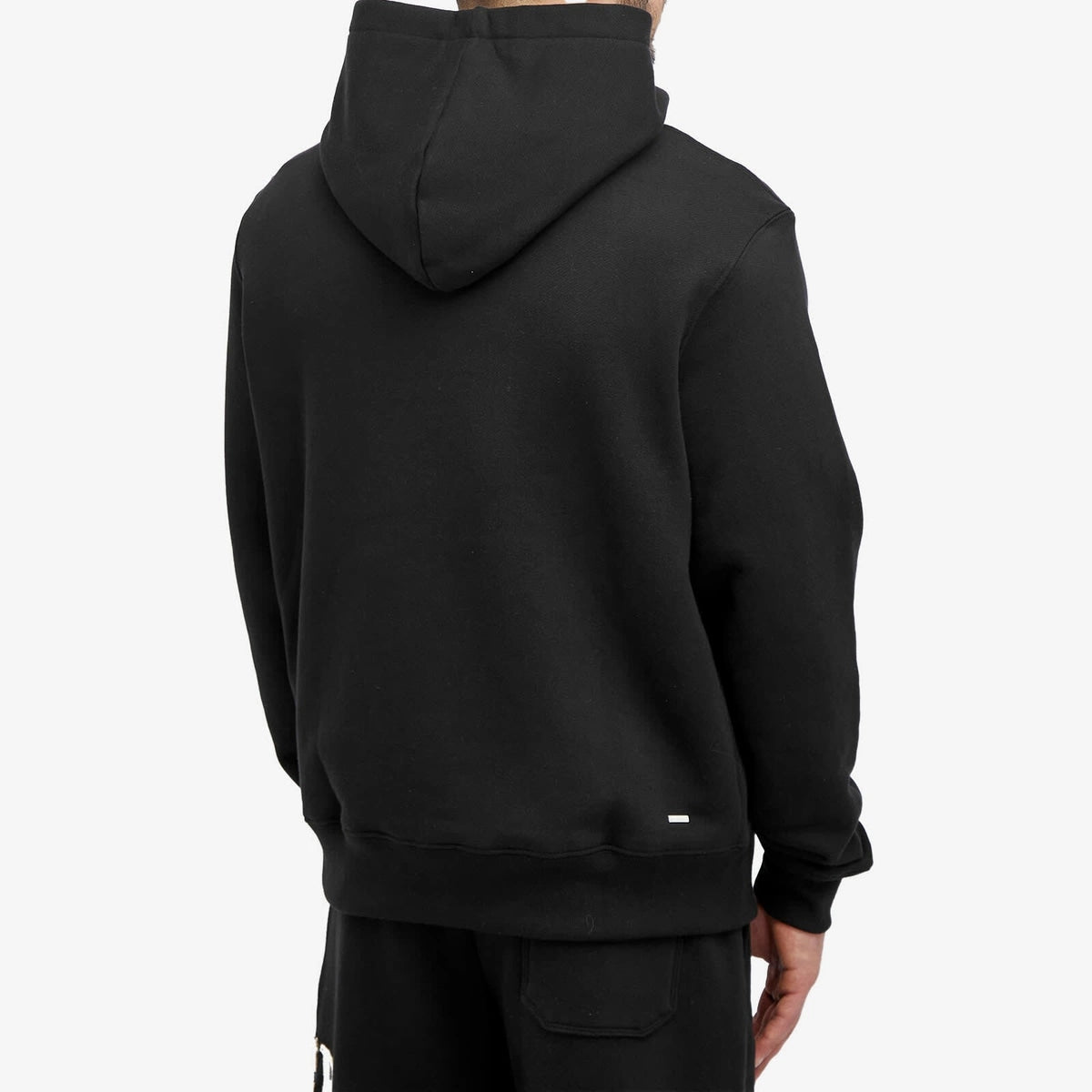 AMIRI ART DISTRICT HOODIE BLACK DISTRESSED