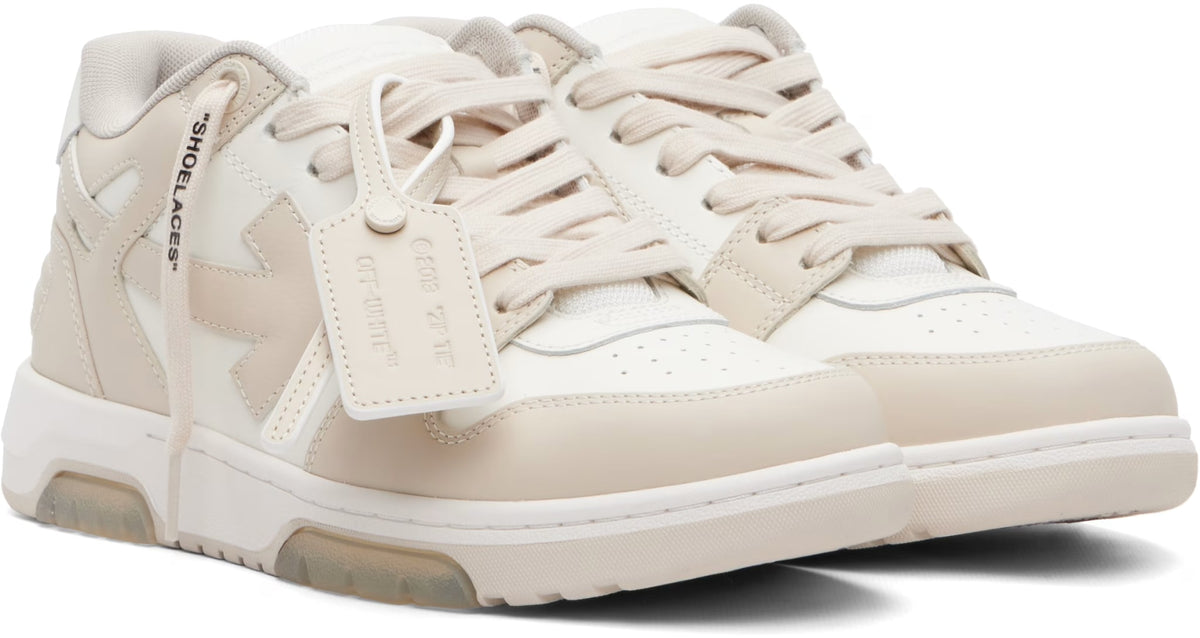 OFF WHITE OUT OF OFFICE BEIGE & WHITE