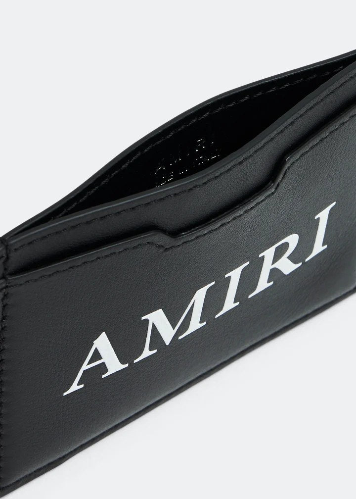 AMIRI BLACK BONDED CARD HOLDER