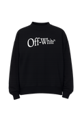 OFF-WHITE BLACK RUN ARROW SKATE CREWNECK SWEATSHIRT