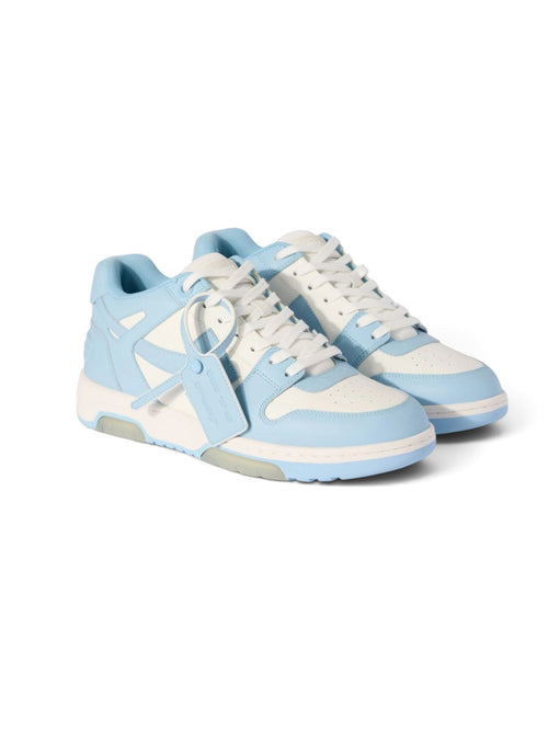OFF WHITE OUT OF OFFICE LIGHT BLUE CALF LEATHER
