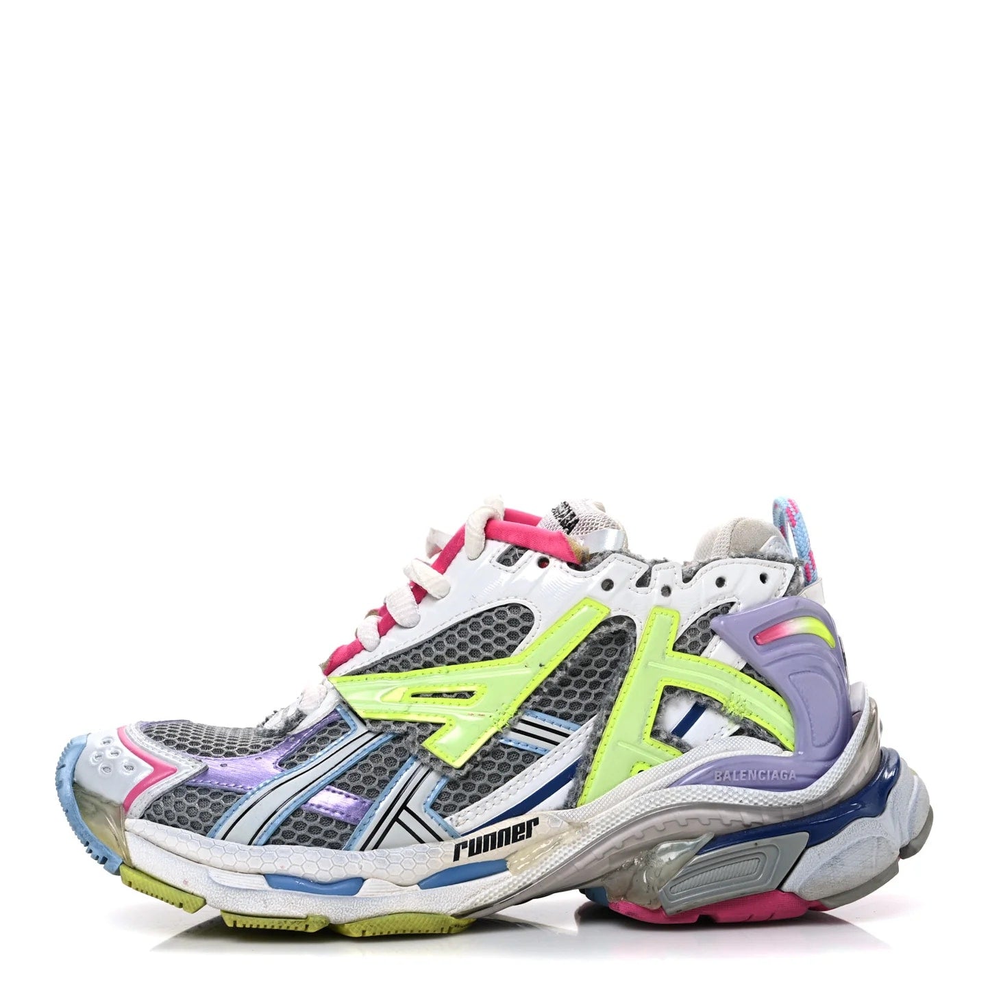 BALENCIAGA RUNNER SNEAKERS GREY PURPLE