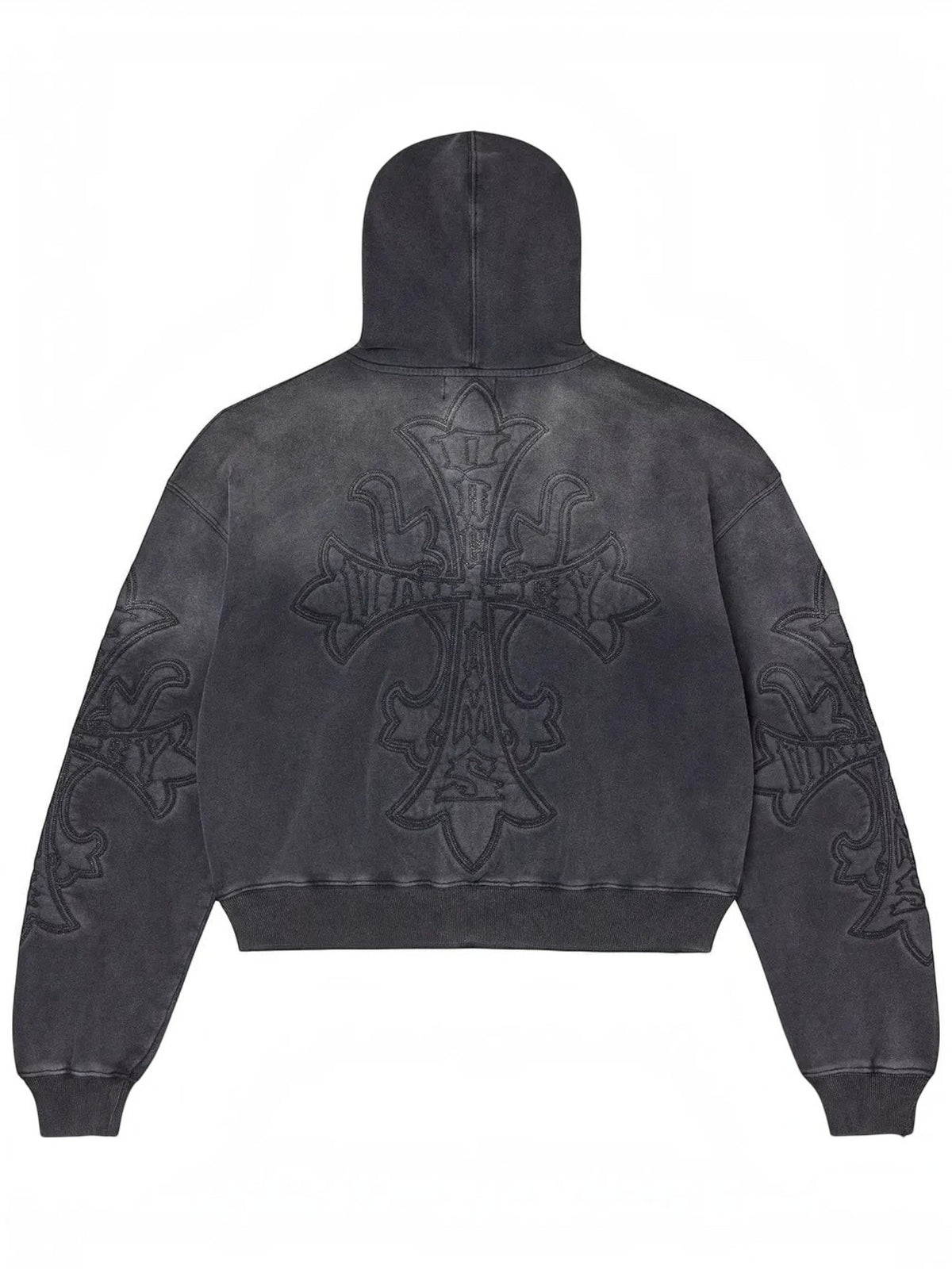 VALLEY CARVER ZIP UP WASHED BLACK