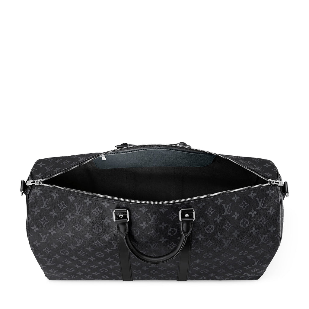 LOUIS VUITTON KEEPALL 55 MONOGRAM ECLIPSE BLACK