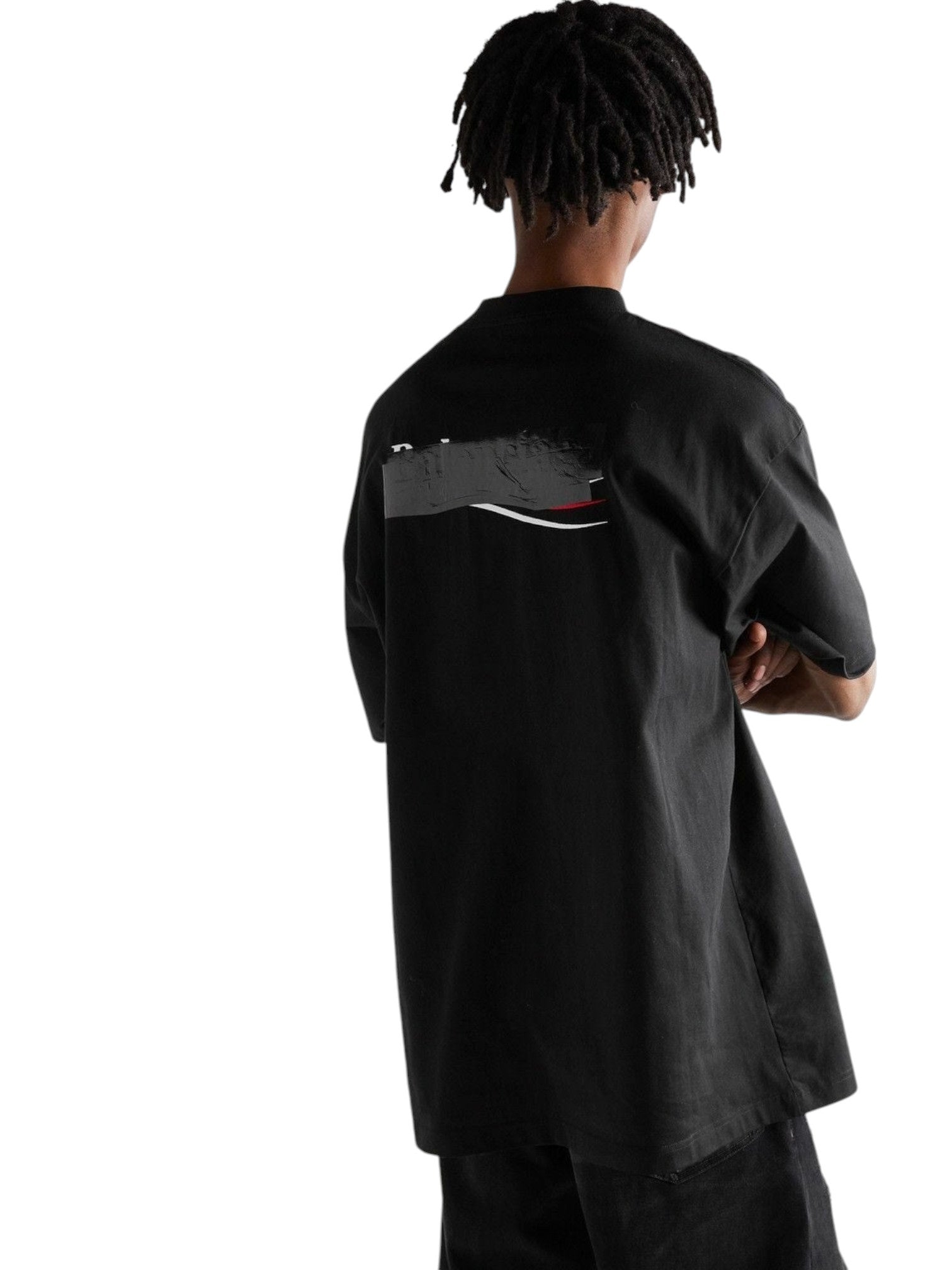 BALENCIAGA GAFFER T-SHIRT BLACK