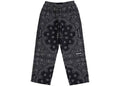 SUPREME REFLECTIVE BANDANA TRACK PANT BLACK