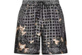 AMIRI BLEACH BANDANA SHORT BLACK