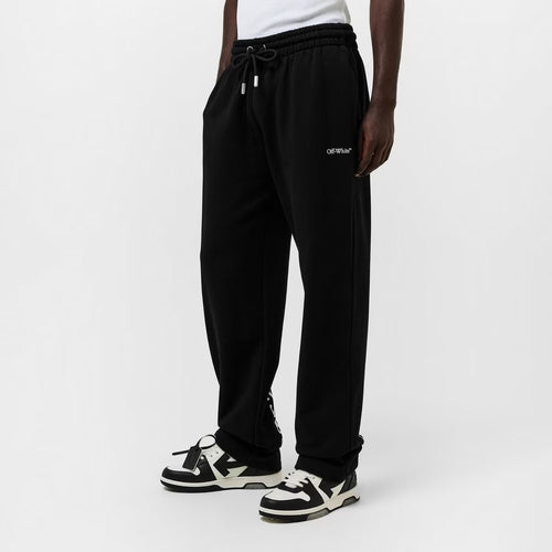 OFF WHITE CLASSIC OFF CLOSED HEM SWEATPANTS