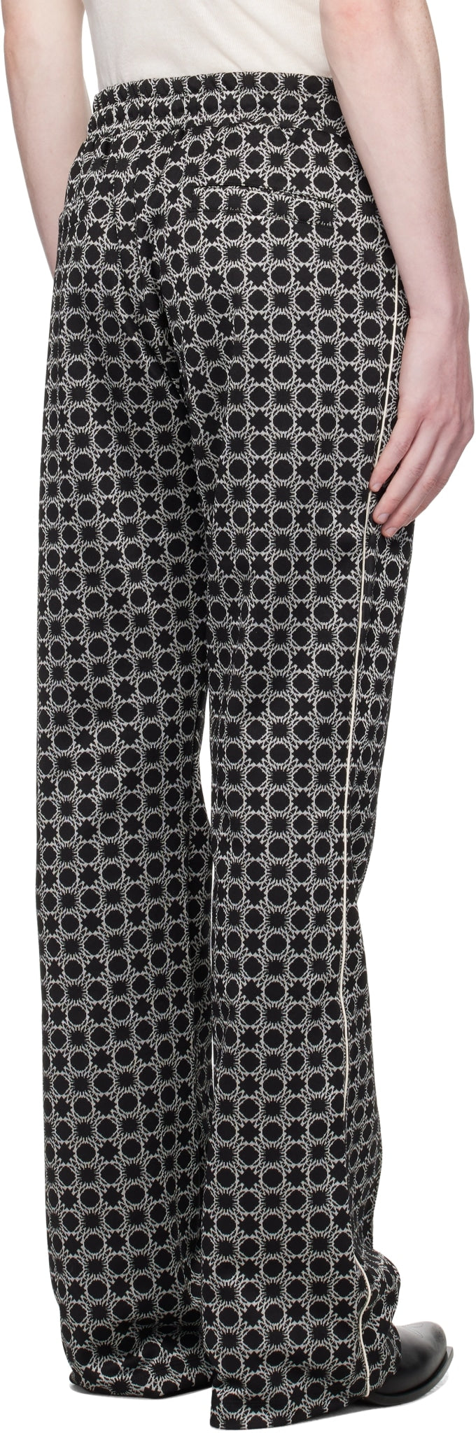 AMIRI QUAD FLARE WOVEN TRACKSUIT PANTS