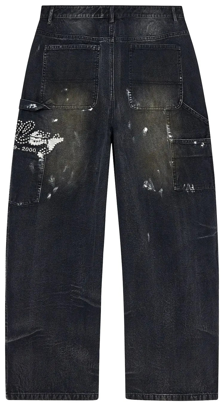 VALLEY FOREVER DAILY WORK PANTS PAINTED BLACK