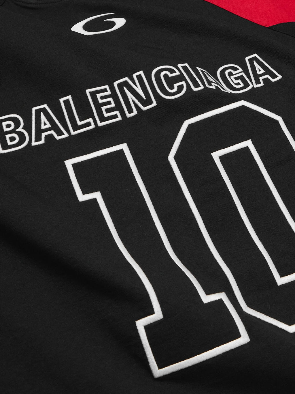 BALENCIAGA NBA OVERSIZE JERSEY BLACK