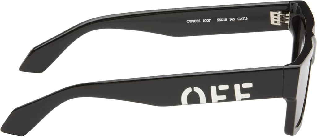 OFF WHITE BLACK MONTGOMERY SUNGLASSES