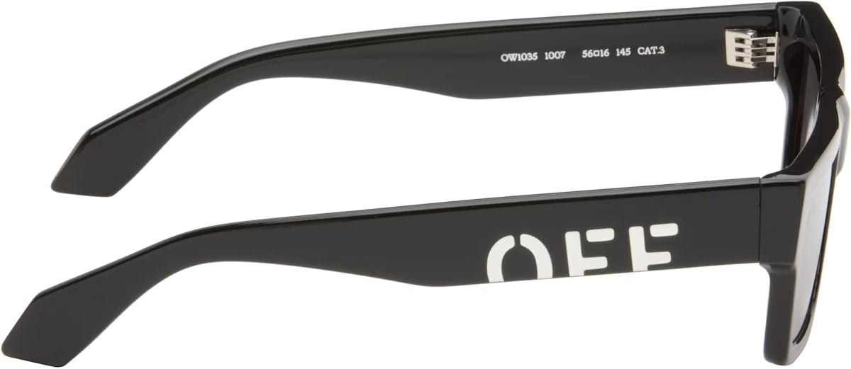 OFF WHITE BLACK MONTGOMERY SUNGLASSES