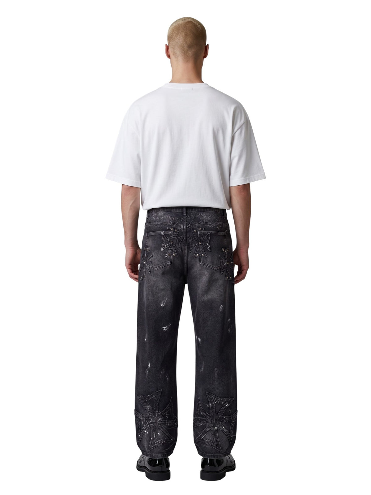 VALLEY MOTOCROXXX JEANS BLACK