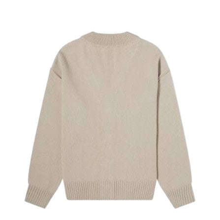 AMI PARIS WOMEN'S BIG ADC SWEATER LIGHT BEIGE
