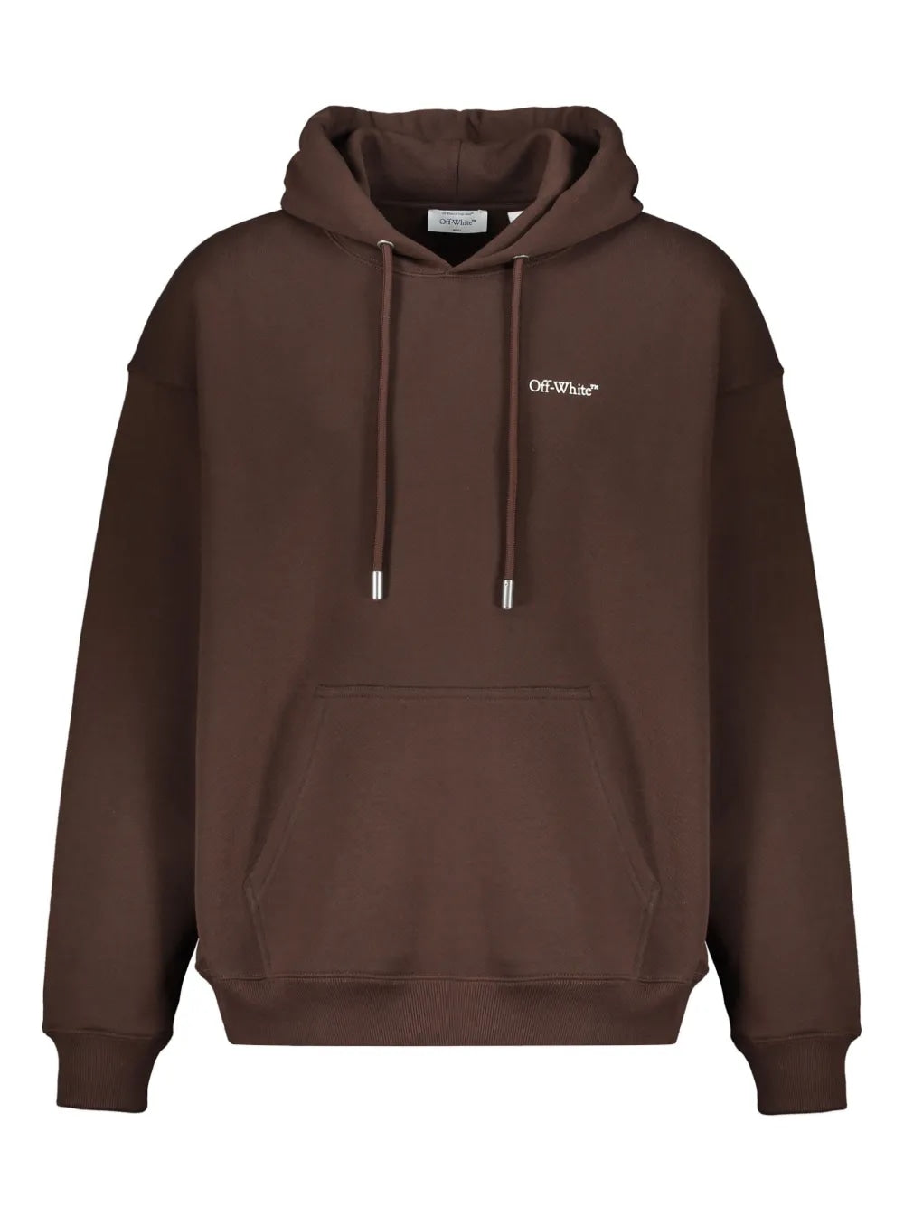 OFF WHITE SHARED BROWN HOODIE