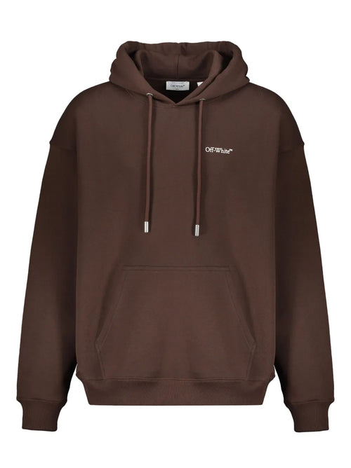 OFF WHITE SHARED BROWN HOODIE