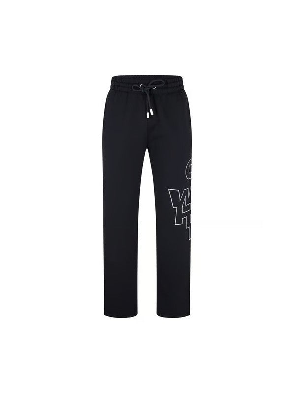 OFF WHITE OUTLINE ARROW SWEATPANTS BLACK