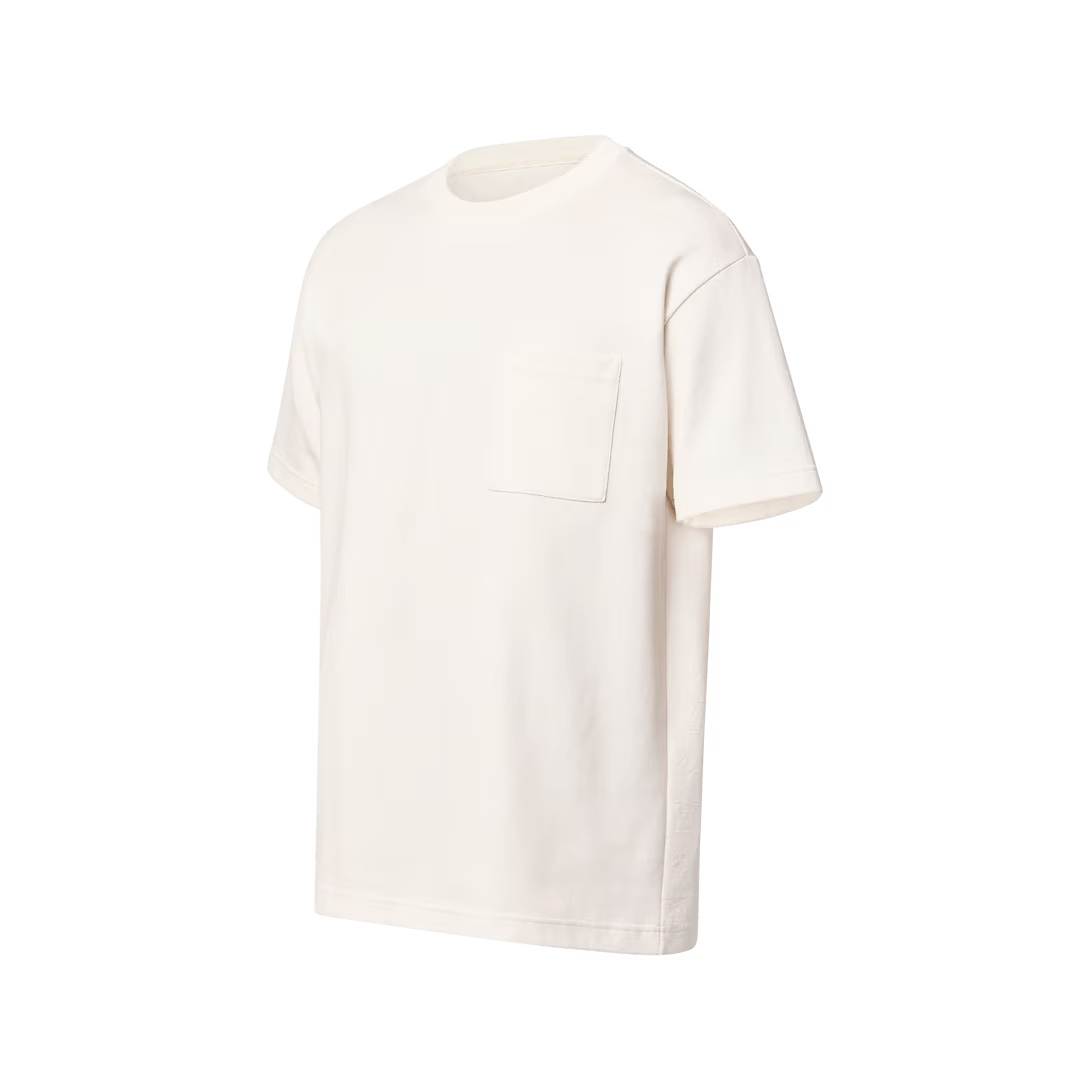 LOUIS VUITTON MONOGRAM WHITE POCKET T-SHIRT