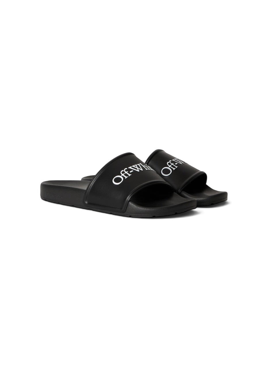 OFF WHITE BOOKISH SLIDERS BLACK