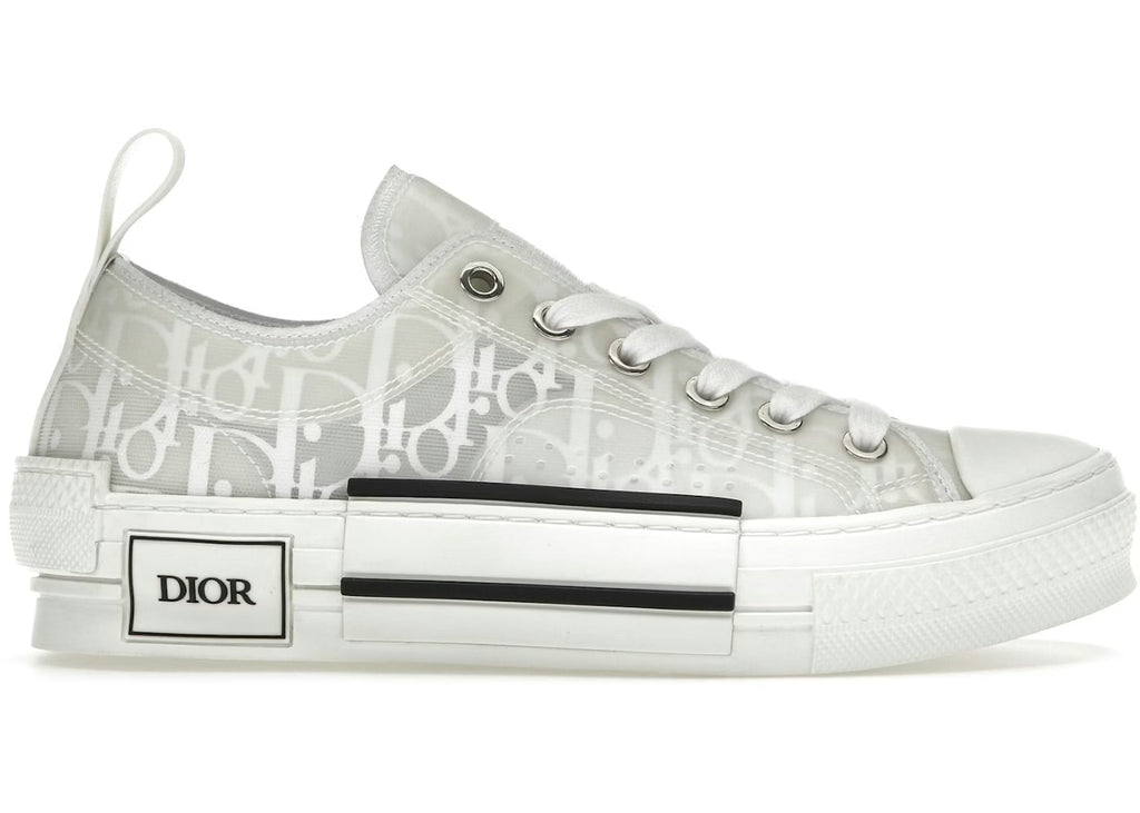 DIOR B23 OBLIQUE WHITE SNEAKERS LOW