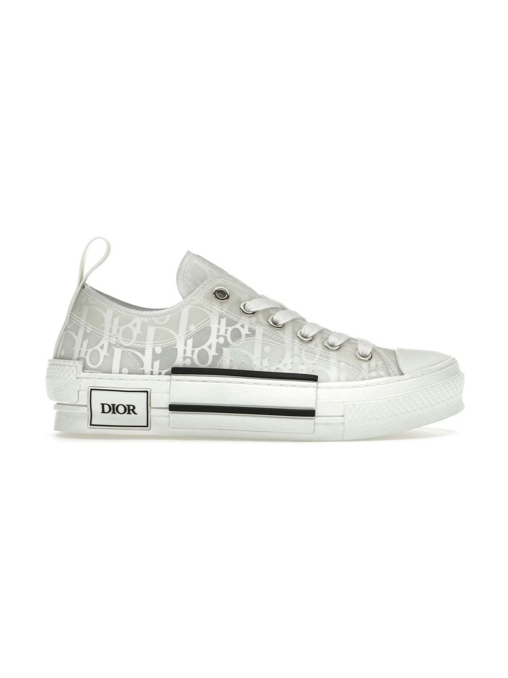 DIOR B23 OBLIQUE WHITE SNEAKERS LOW