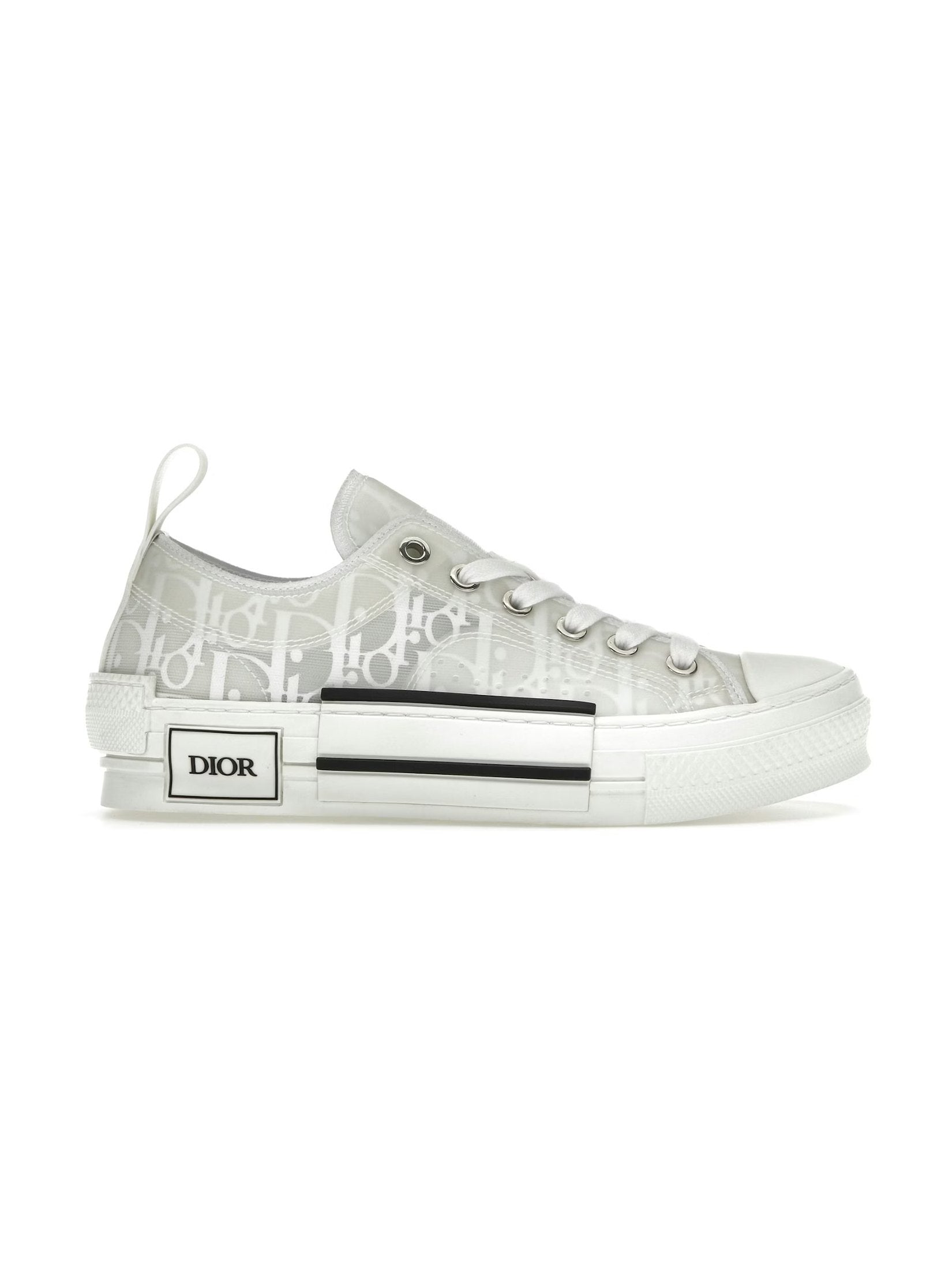DIOR B23 OBLIQUE WHITE SNEAKERS LOW