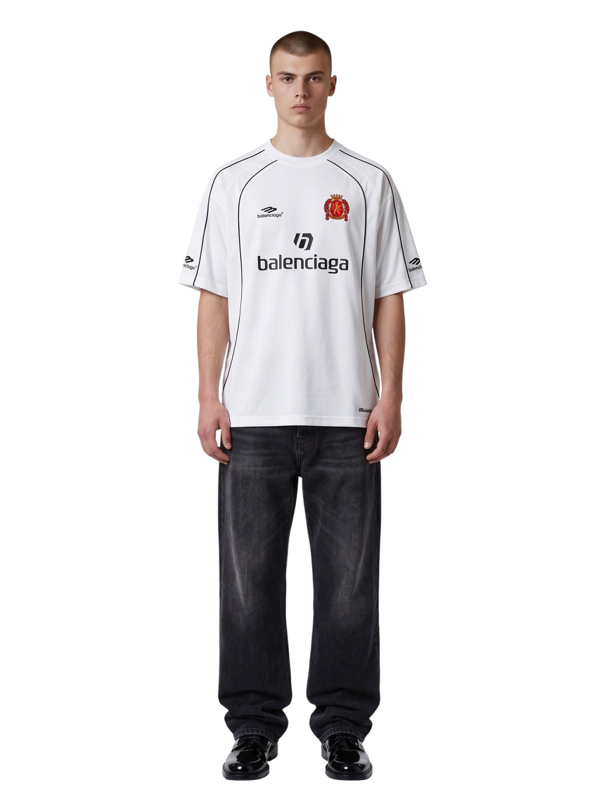 BALENCIAGA SOCCER MIAMI JERSEY WHITE