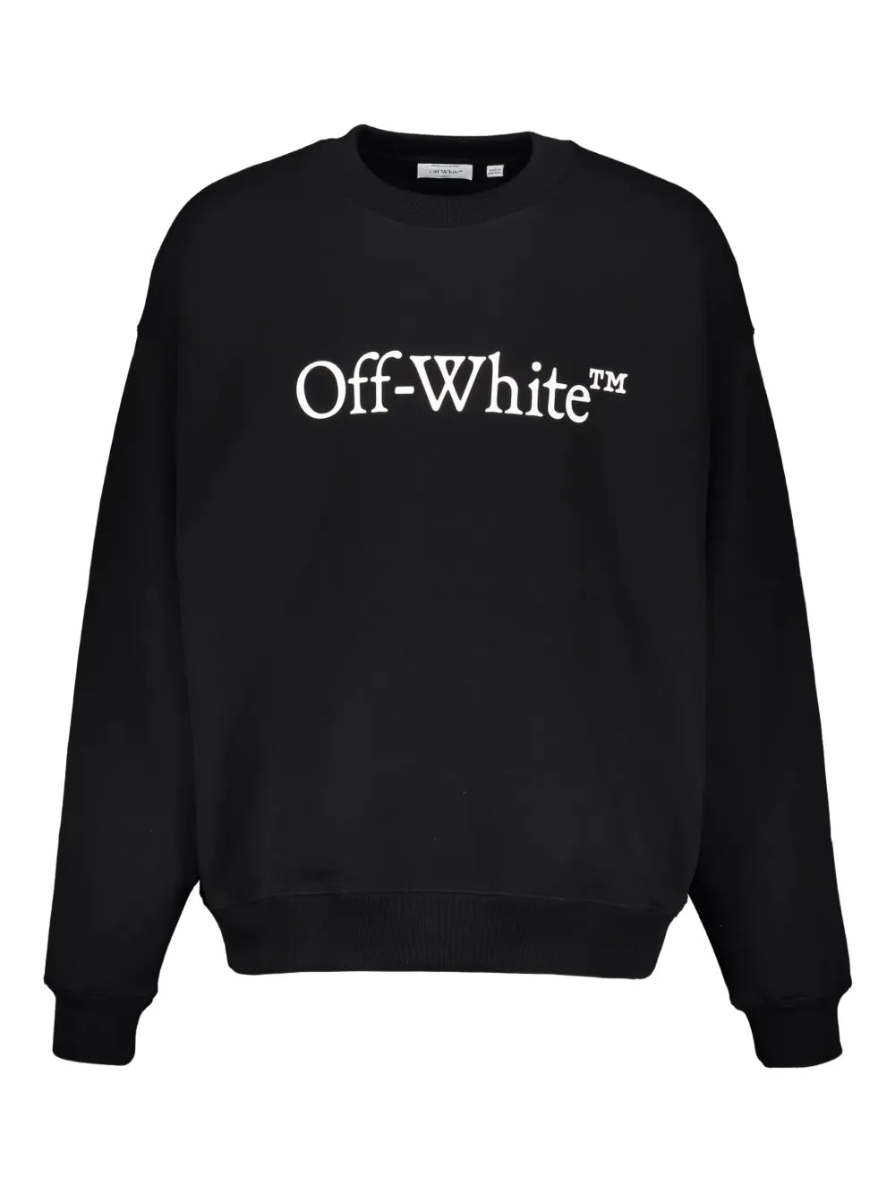 OFF WHITE BOOKISH CREWNECK BLACK