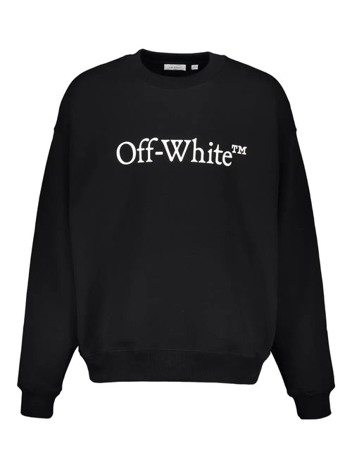 OFF WHITE BOOKISH CREWNECK BLACK