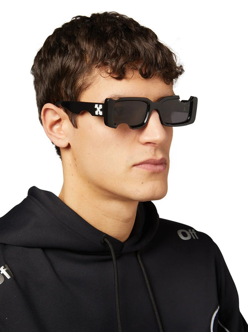 OFF WHITE CADY CUT OUT RECTANGULAR SUNGLASSES