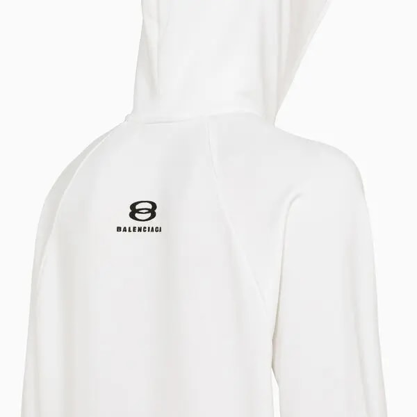 BALENCIAGA UNITY SPORTS ICON WHITE ZIP UP