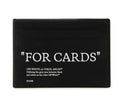 OFF WHITE "FOR CARDS" CARD HOLDER BLACK