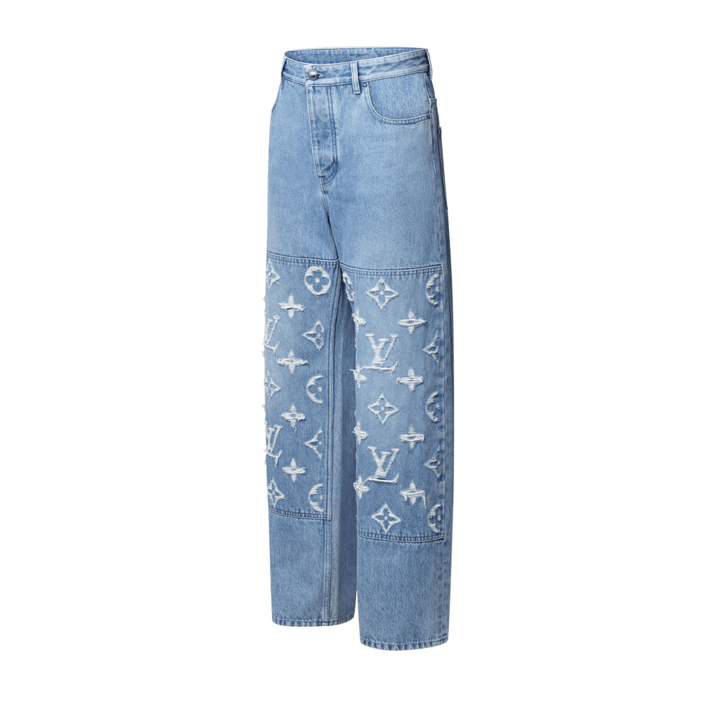 LOUIS VUITTON MONOGRAM DENIM SKATE JEANS