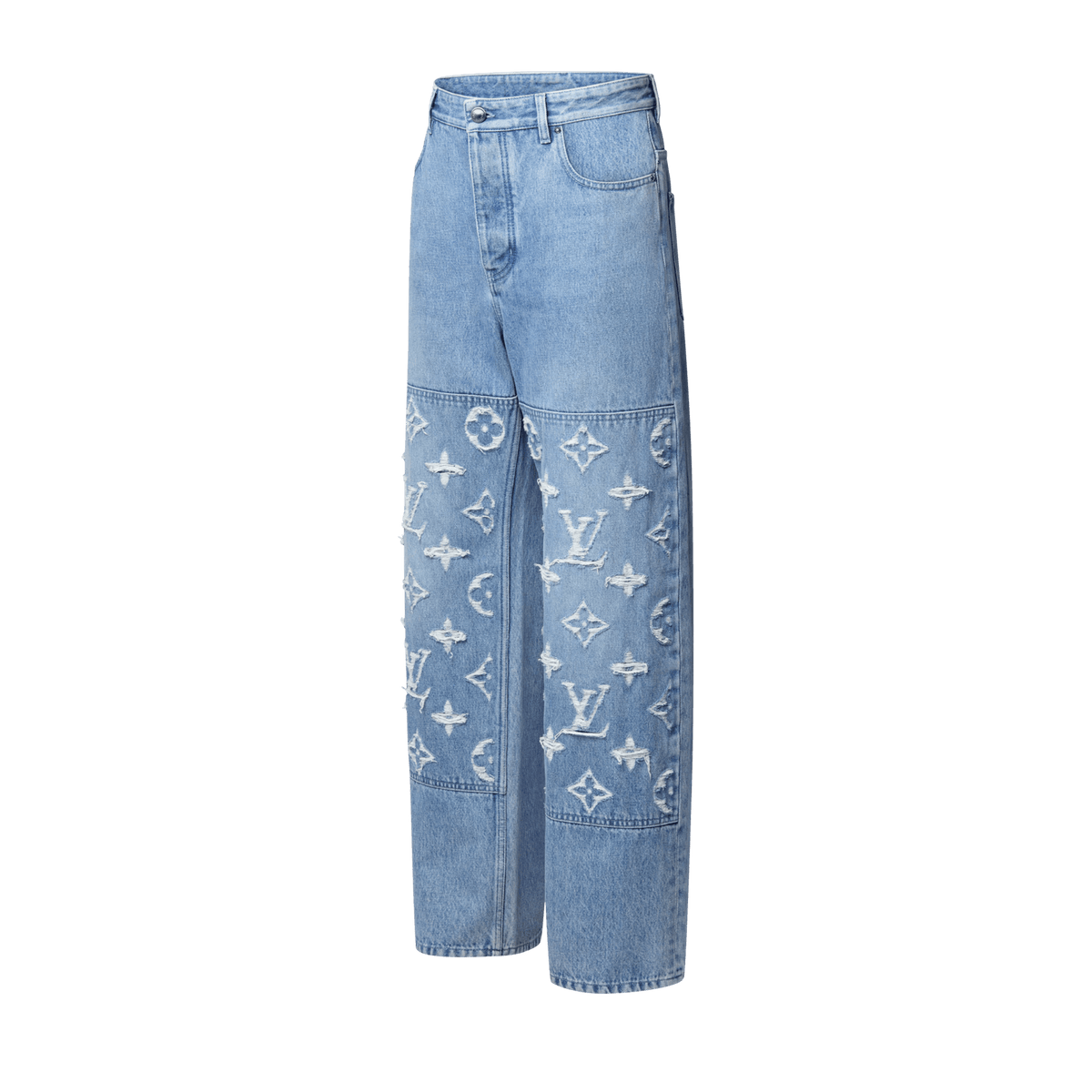 LOUIS VUITTON MONOGRAM DENIM SKATE JEANS