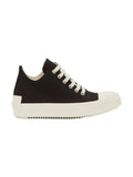 RICK OWENS RAMONES LOW DRKSHDW BLACK SNEAKERS