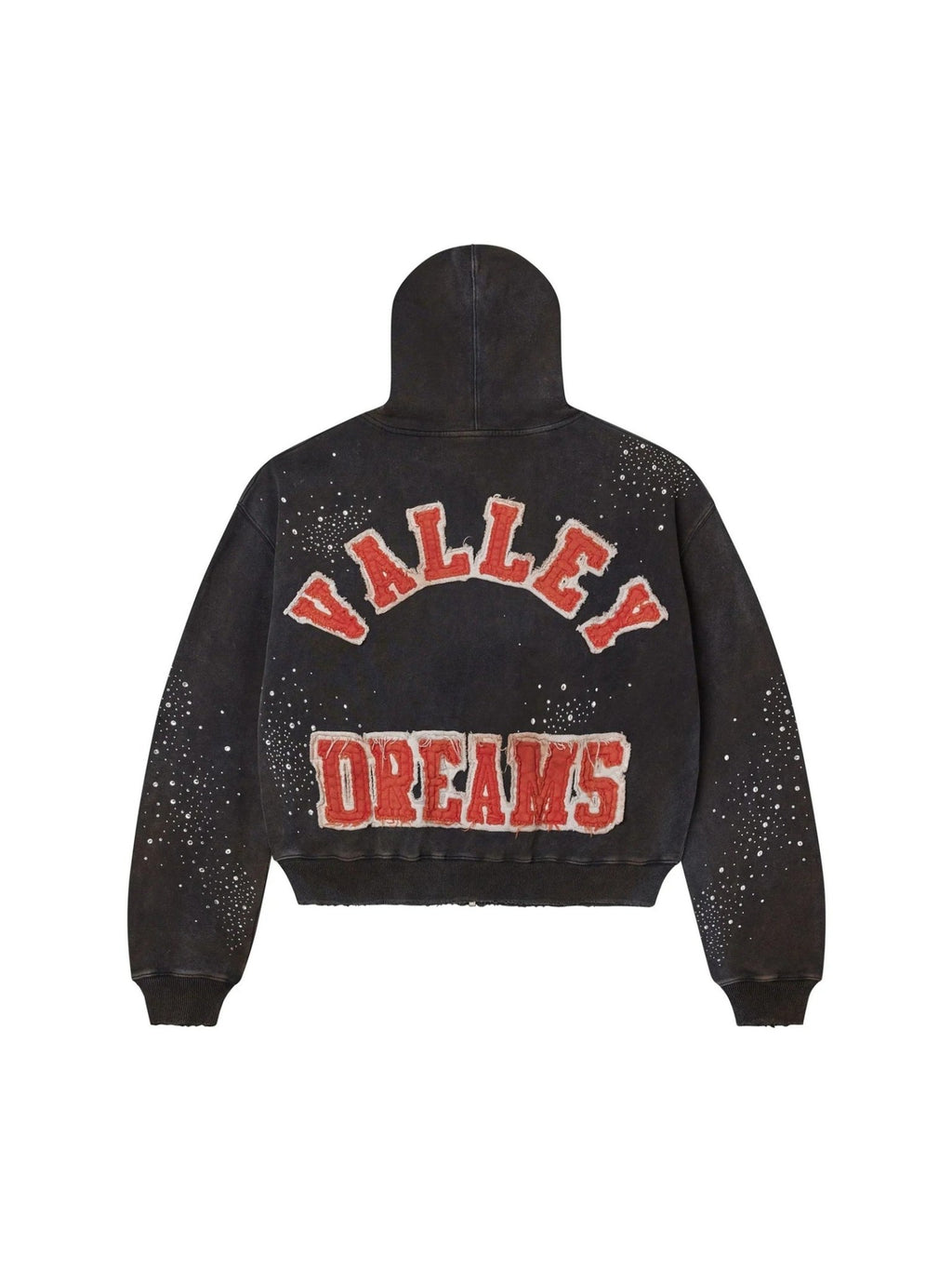 VALLEY PLUTO CUSTERED ZIP UP BLACK