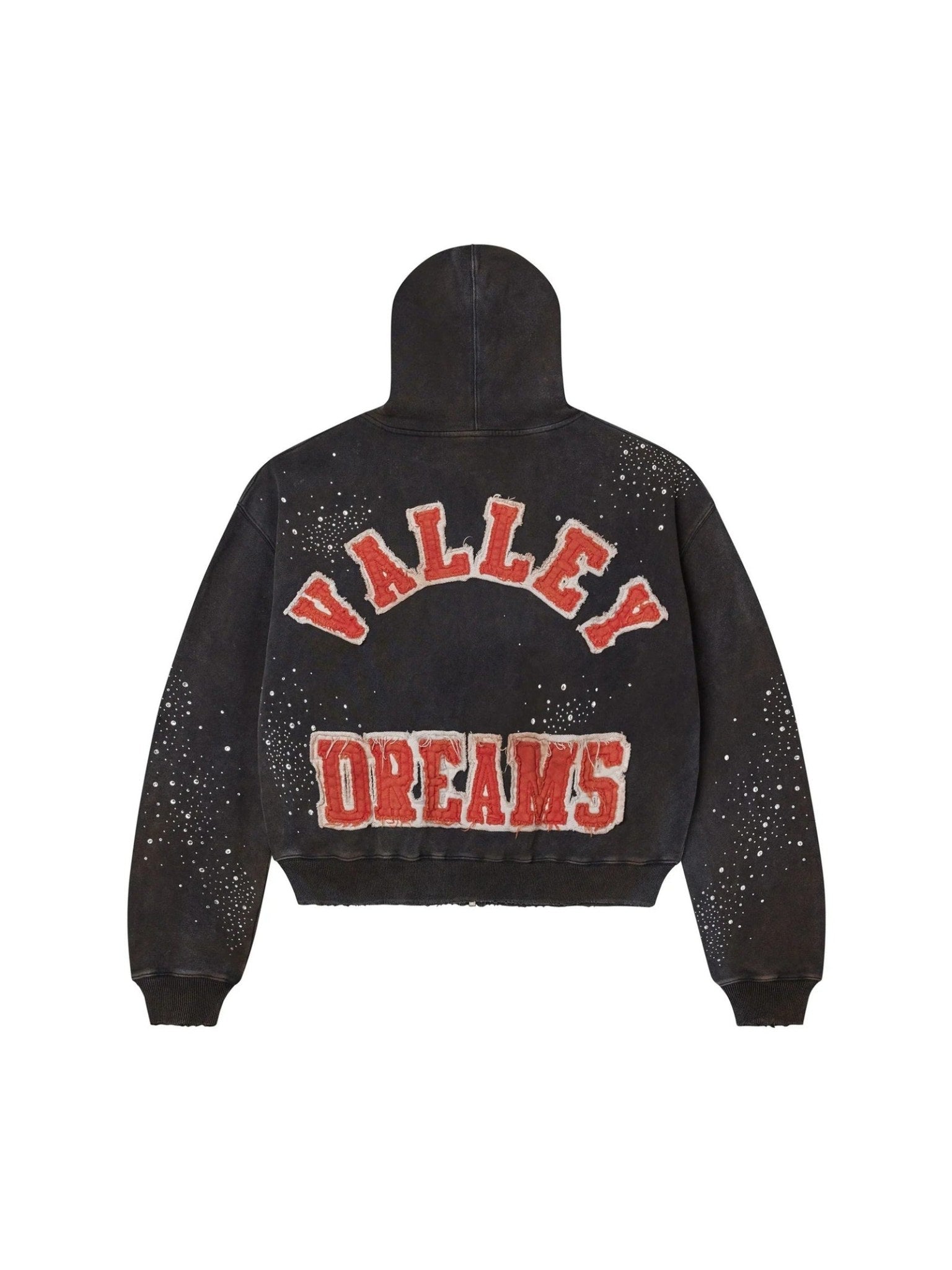 VALLEY PLUTO CUSTERED ZIP UP BLACK