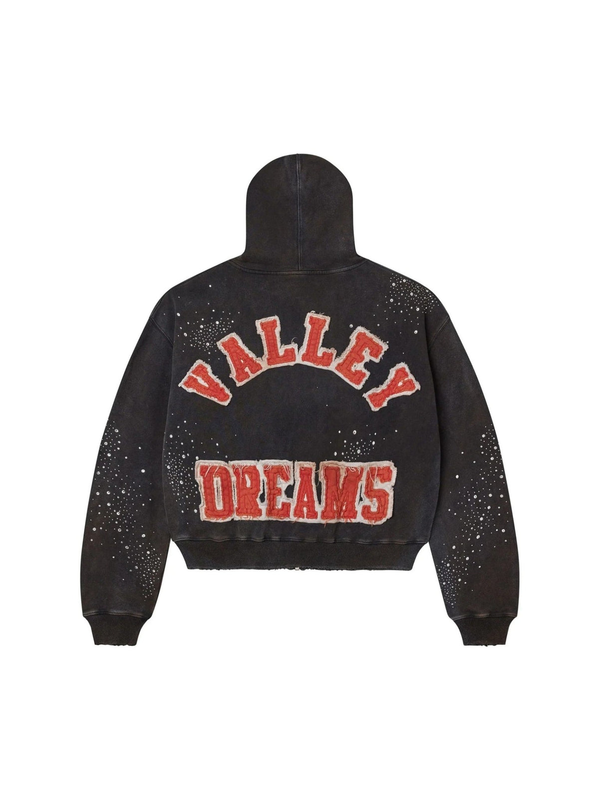 VALLEY PLUTO CUSTERED ZIP UP BLACK