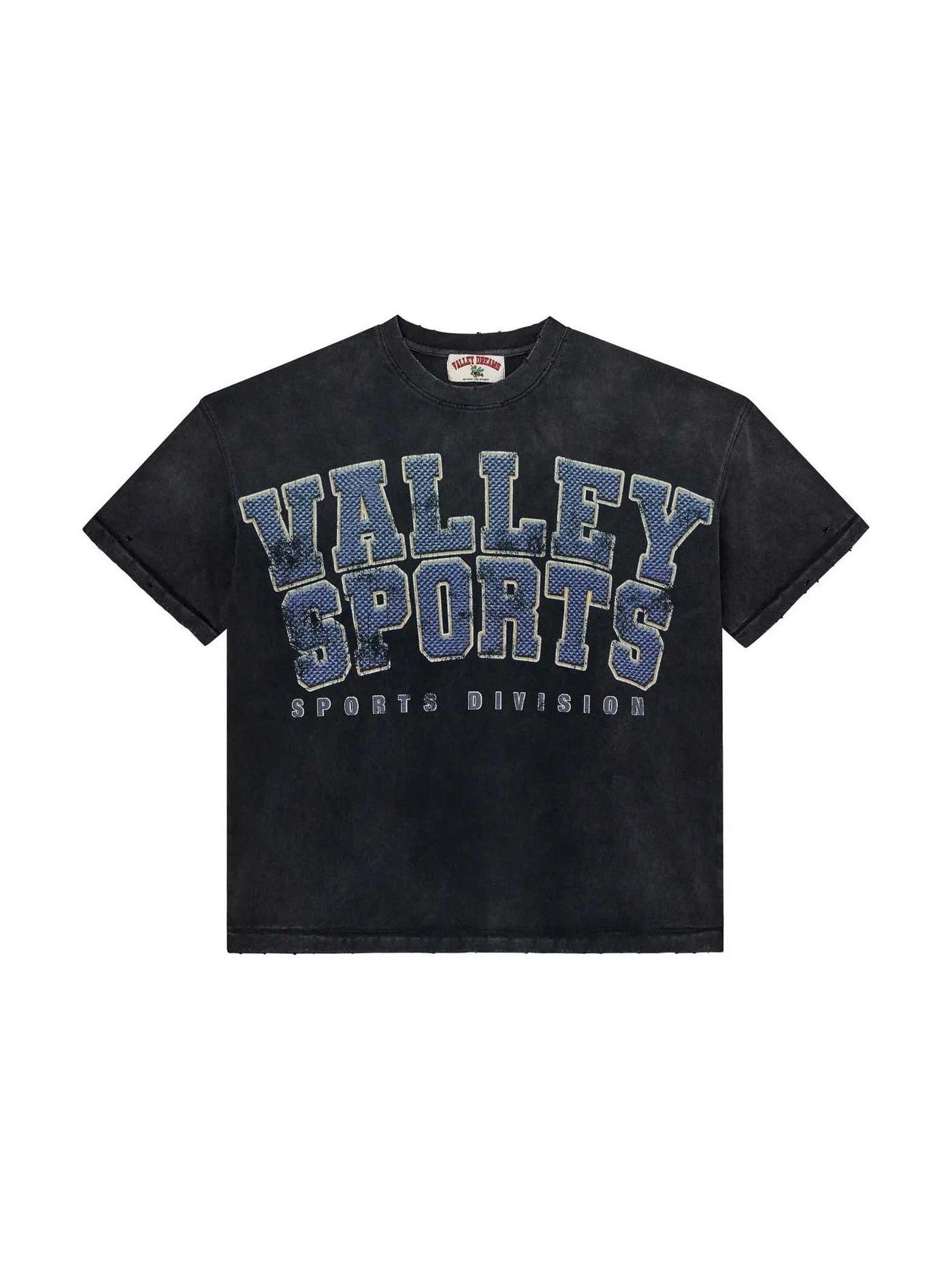 VALLEY SPORTS DIVISION TEE BLACK