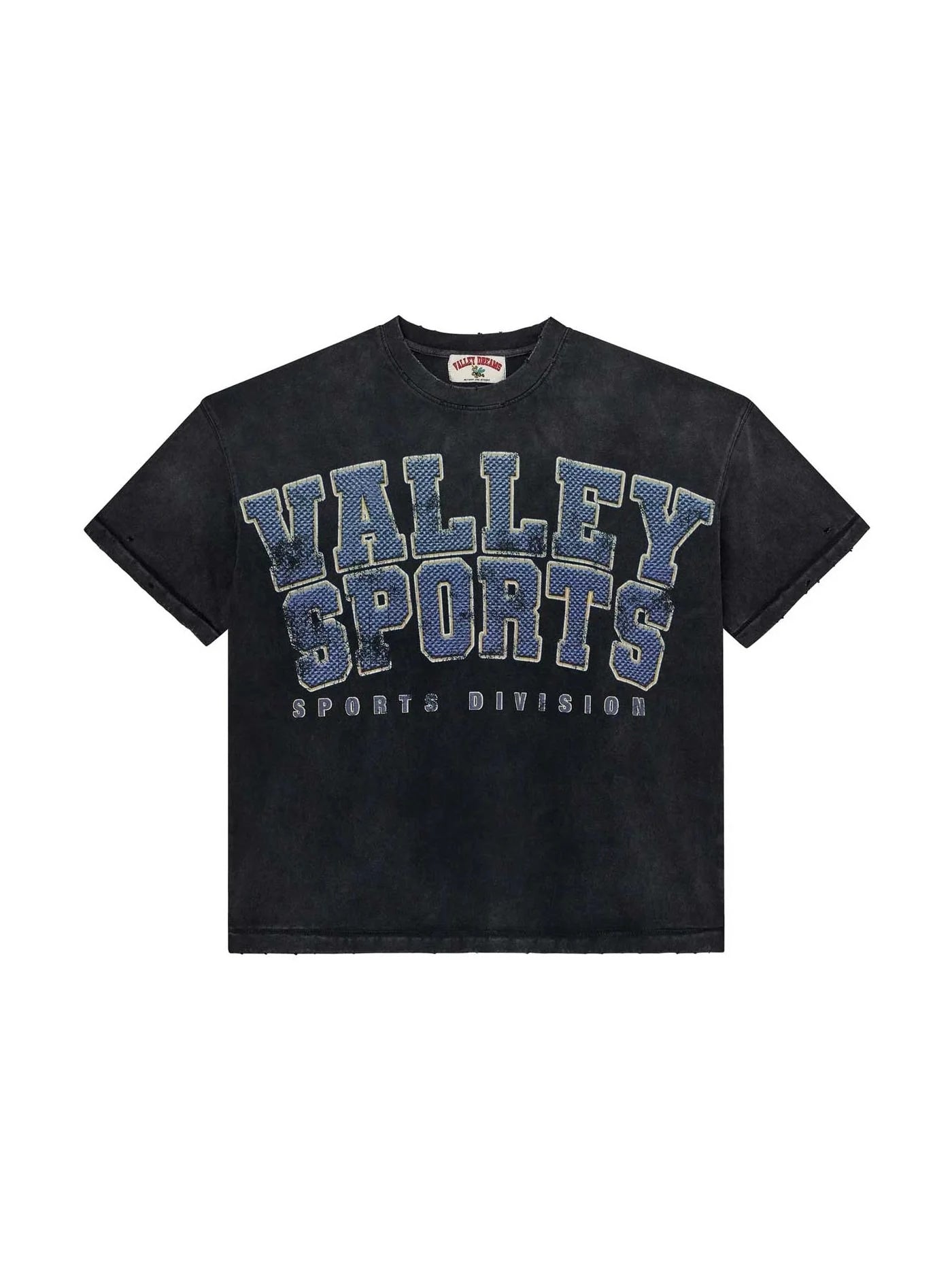 VALLEY SPORTS DIVISION TEE BLACK