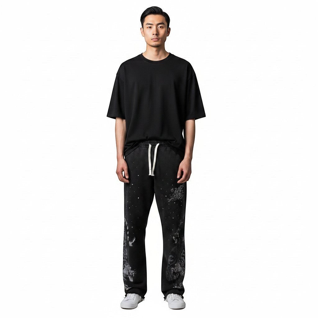 LOST INTRICACY TWIN TIGERS SWEATPANTS BLACK